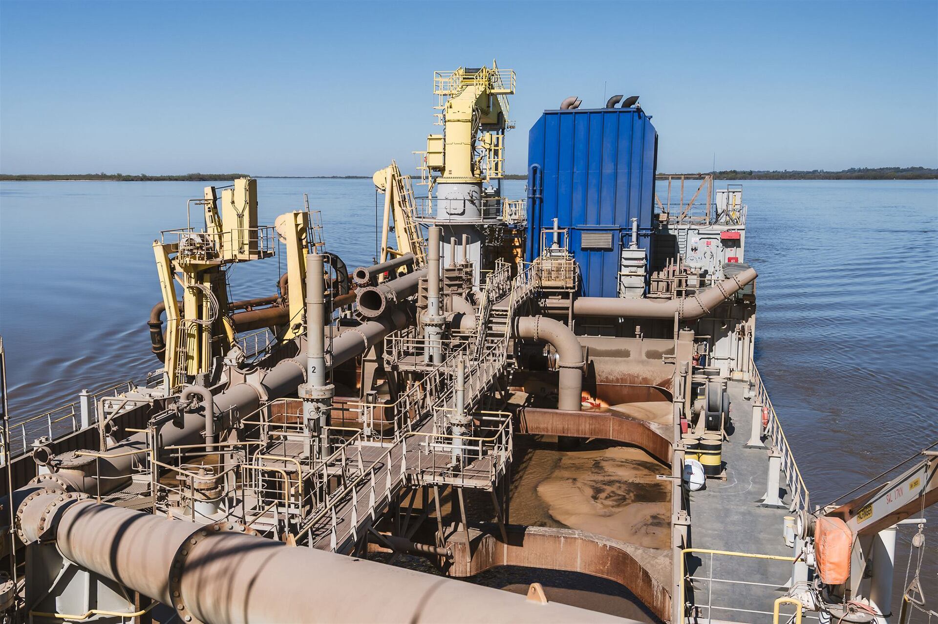 Vista del río desde la parte superior del Afonso de Albuquerque