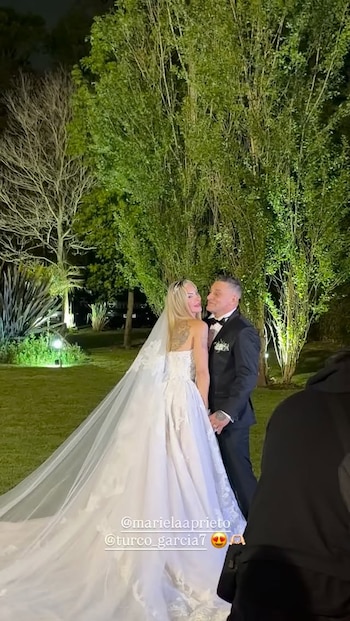 El casamiento del Turco García y Mariela Prieto