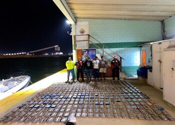 El cargamento de droga estaría