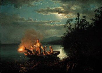 "Pescadores” (1851) de Hans Gude