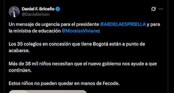 Daniel Briceño - crédito @Danielbricen/X