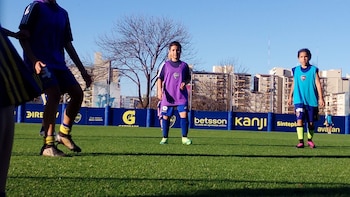 Luciana Barrios jugadora Sub 12 de Boca