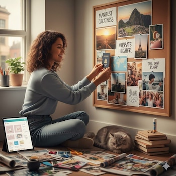 El proceso de seleccionar, recortar