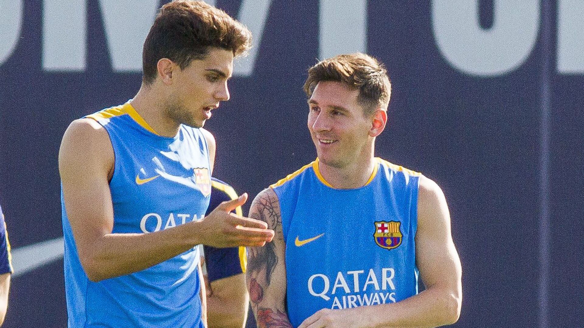 Bartra compartió equipo en Barcelona con Messi (Grosby)