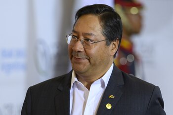 Luis Arce, presidente de Bolivia