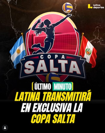 Latina TV transmitirá la Copa Salta con la participación de Perú y Argentina.