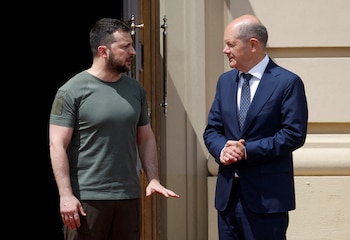 El canciller alemán, Olaf Scholz,