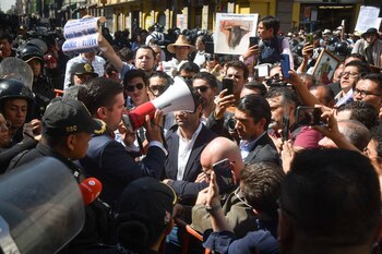 Pedro Haces declaró estar con