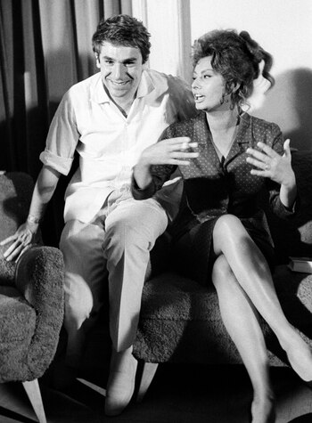 La actriz italiana, Sofía Loren,