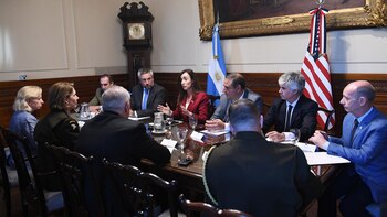 La reunión de Victoria Villarruel