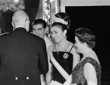 Sha de Persia Reza Pahlevi y Farah Diba