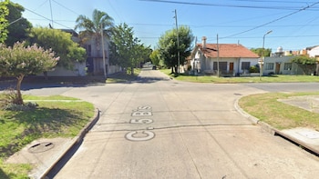 Una jubilada casi se cayó