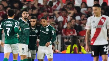 El festejo de Palmeiras y