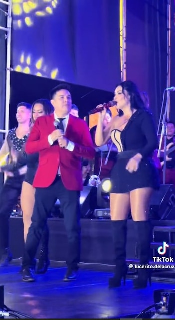 Pamela Franco y Leonard León