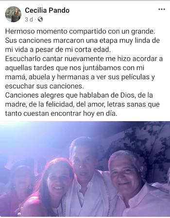 Cecilia Pando, Palito Ortega y