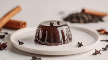 La gelatina de té negro