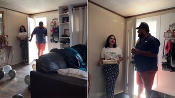 El momento incómodo quedó capturado