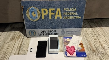 Parte de los elementos secuestrados