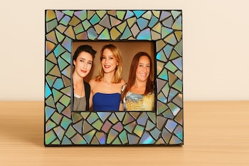 Fragmentos de discos compactos pueden