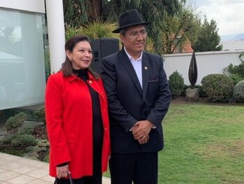 La crisis política interrumpió su