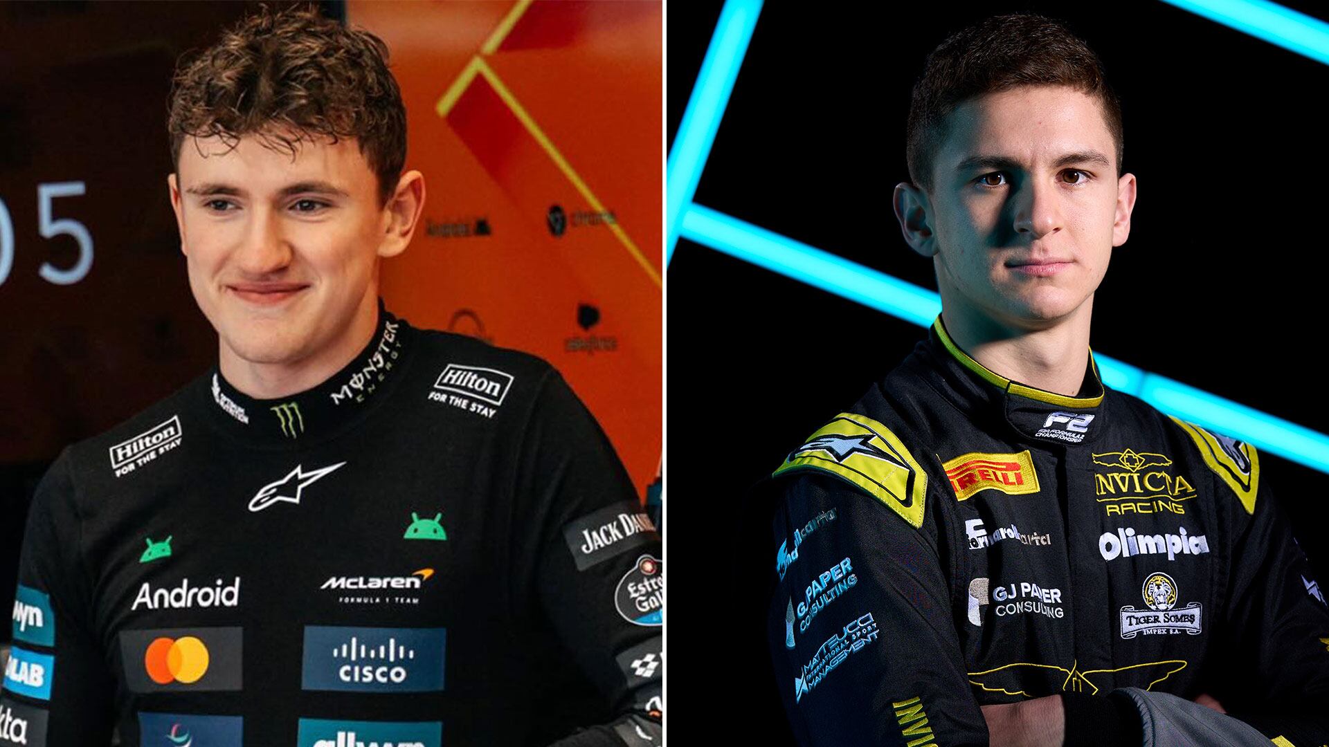 Alex Dunne y Leonardo Fornaroli, actuales pilotos de Fórmula 2, también se incluyeron en el abanico de los citados medios europeos