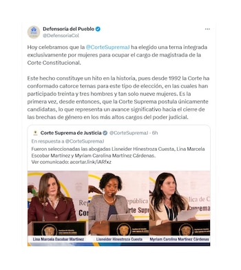 Con este mensaje, la Defensoría