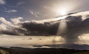 La temperatura es probabilística para nubosidad y lluvia