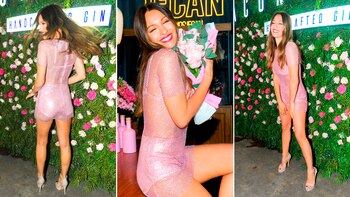 Pampita fue a un evento