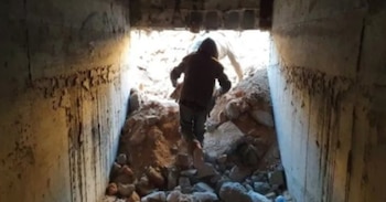 El túnel fue descubierto en