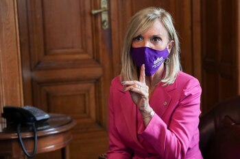 La vicepresidenta uruguaya y presidenta de la Asamblea General, Beatriz Argimón. Foto de archivo. EFE/ Federico Anfitti