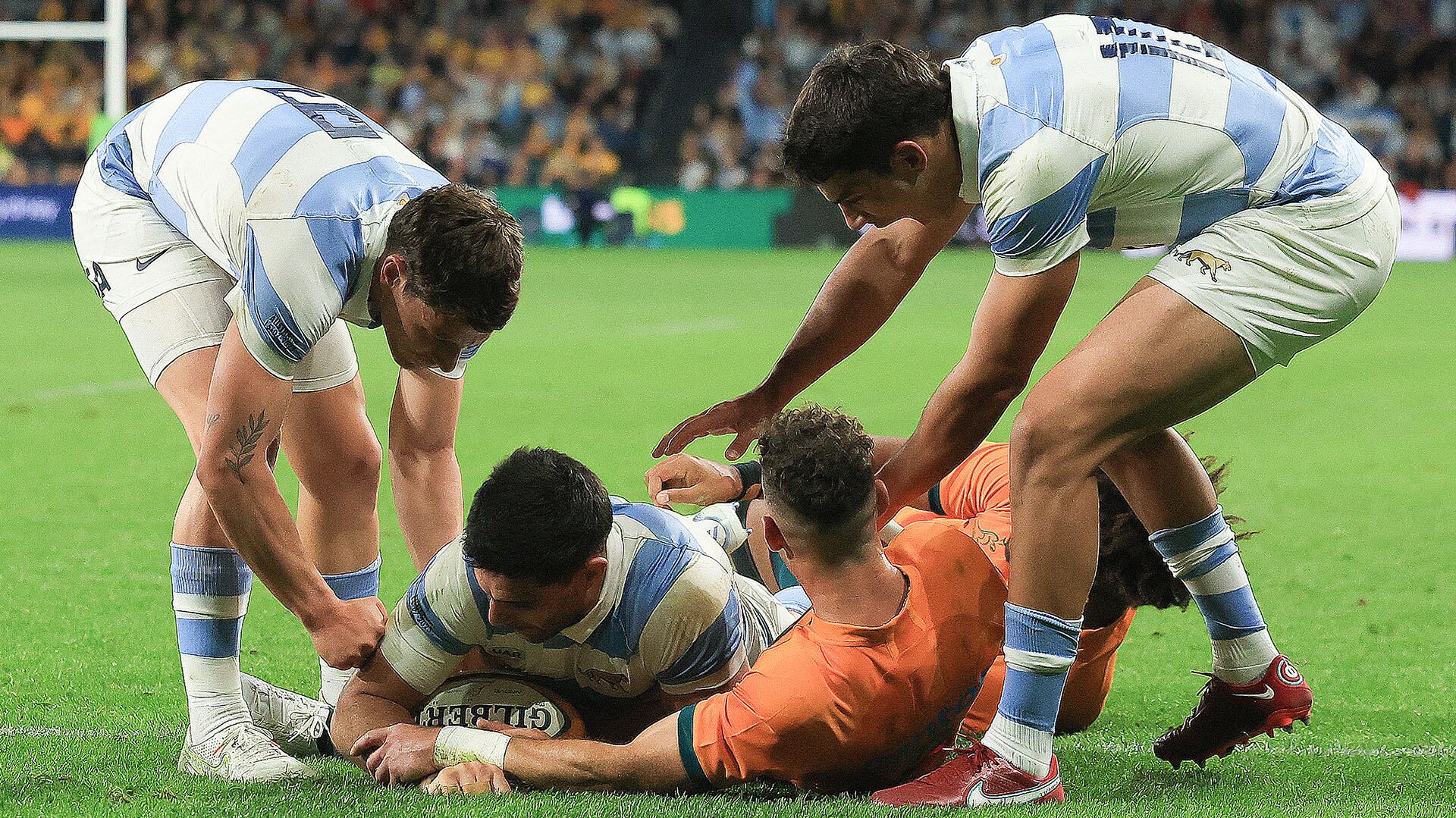 Los Pumas les han ganado cinco veces a los Wallabies (Photo by Glenn NICHOLLS / AFP)