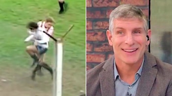 La reacción de Martín Palermo a una histórica patada que le dio a Guillermo Barros Schelotto en un clásico entre Estudiantes y Gimnasia