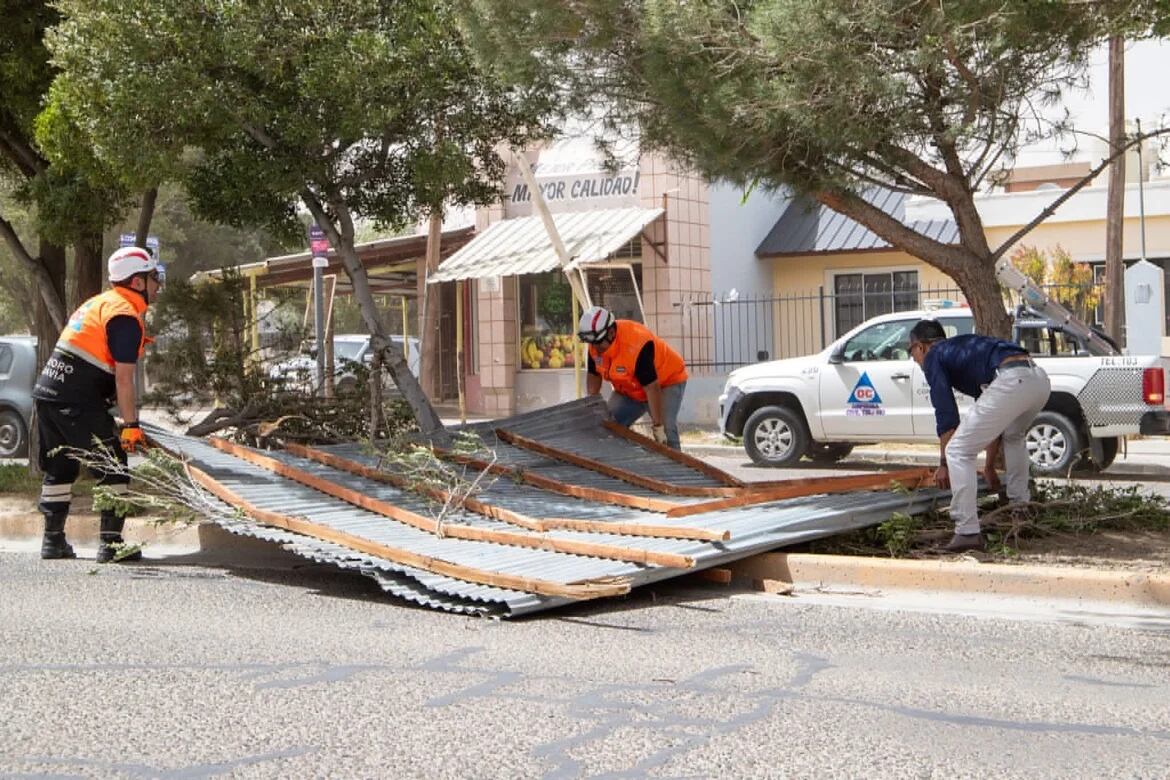 La Municipalidad de Comodoro activará un protocolo para ayudar a los damnificados por los fuertes vientos