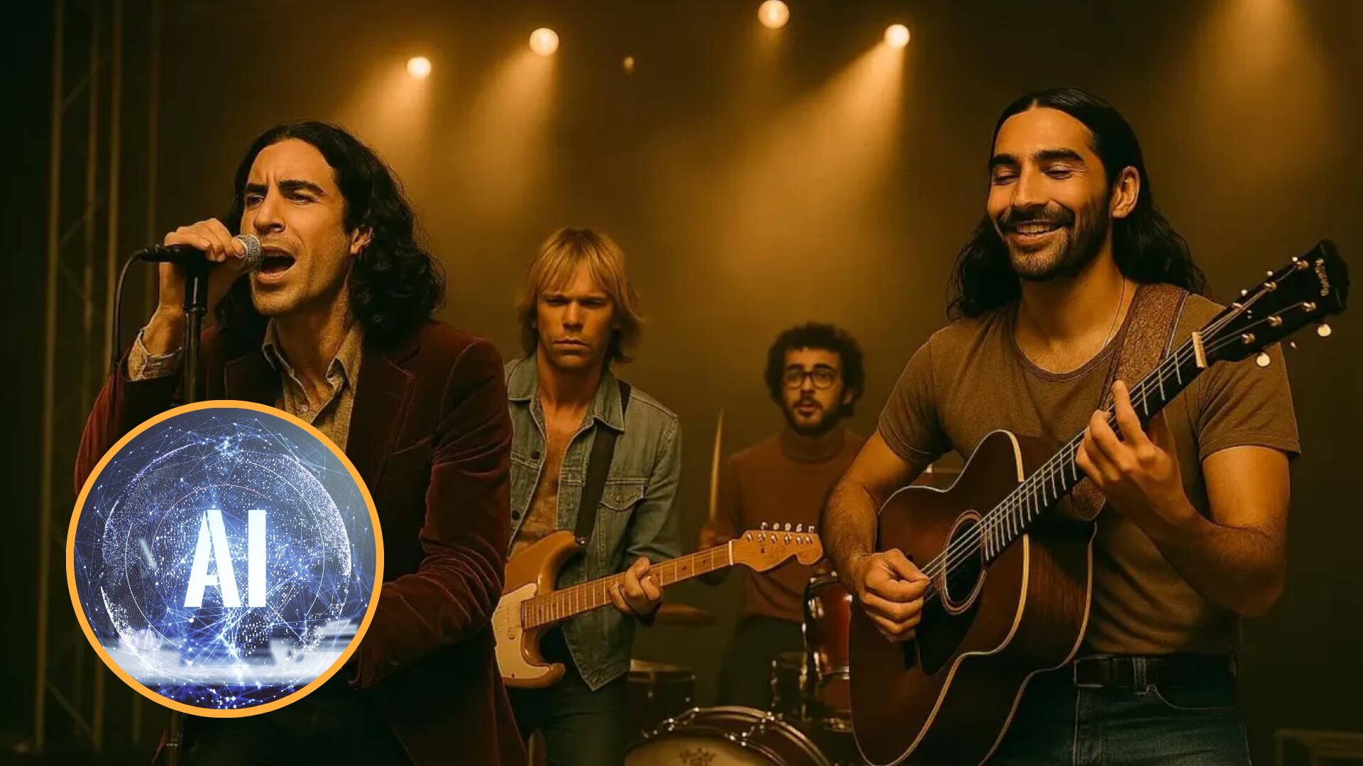 El caso de The Velvet Sundown ha desatado una tormenta de dudas sobre la autenticidad y la transparencia en la industria musical digital.(Composición Infobae: DTES)