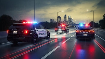 Un conductor ebrio protagonizó una persecución a través de cuatro condados del sur de California antes de ser arrestado