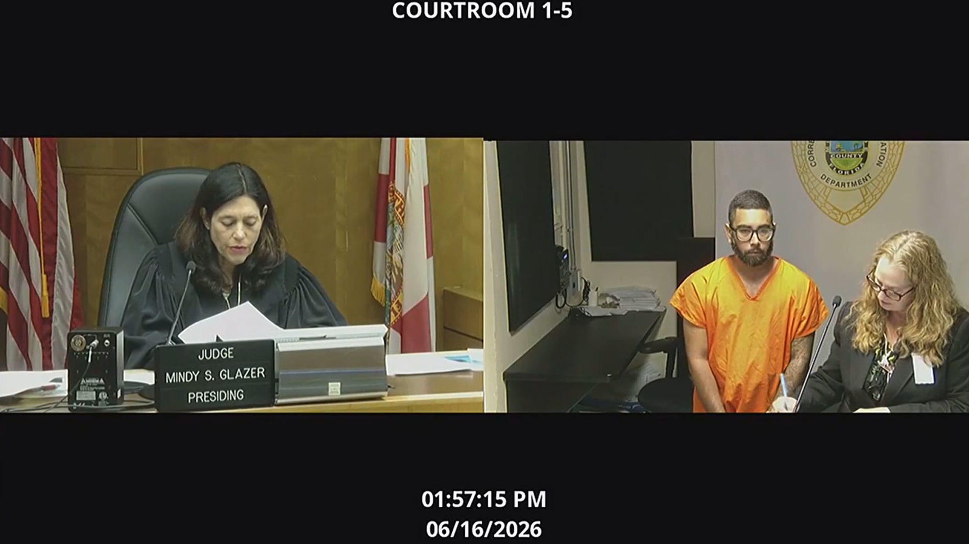 En la audiencia de fianza, la jueza Glazer fijó una caución de USD 2.500 para Jorden Perozo por el caso de vandalismo en Miami Beach (Miami Beach Police)
