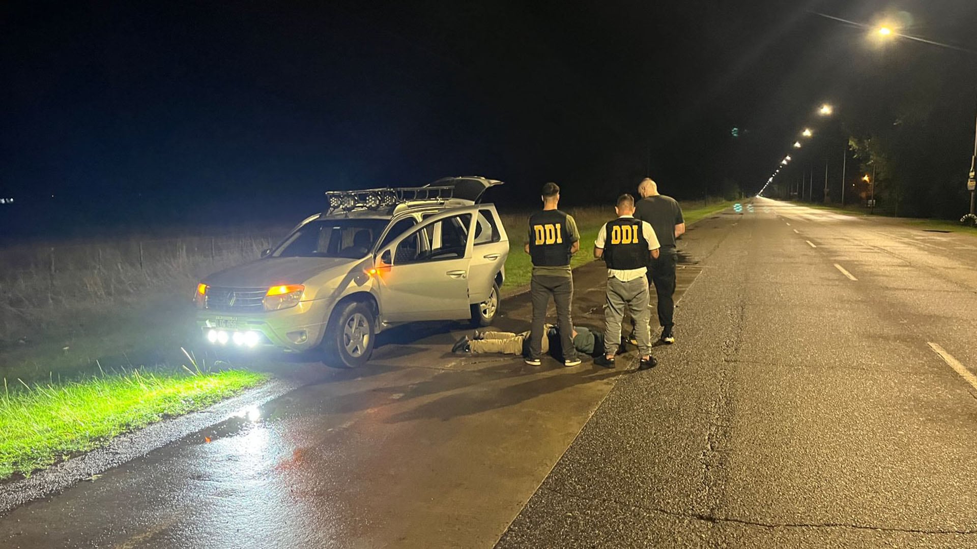 La detención de uno de los sospechosos