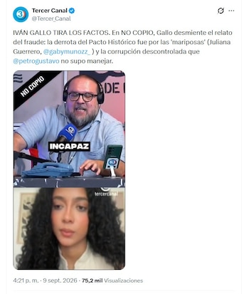 - crédito @Tercer_Canal/X