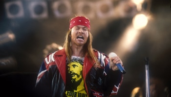 Axl Rose en un concierto