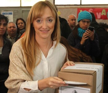 La candidata del Frente de