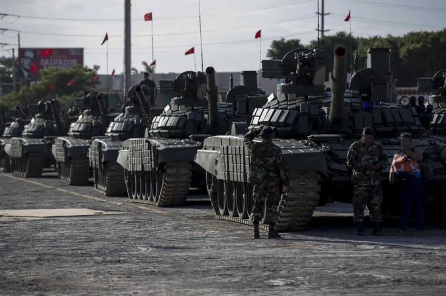 El equipamiento militar de Ejército de Nicaragua proviene de la extinta Unión Soviética y de Rusia, principalmente (Foto archivo)