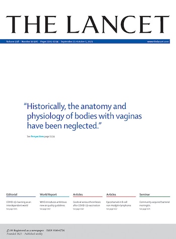 La portada de The Lancet