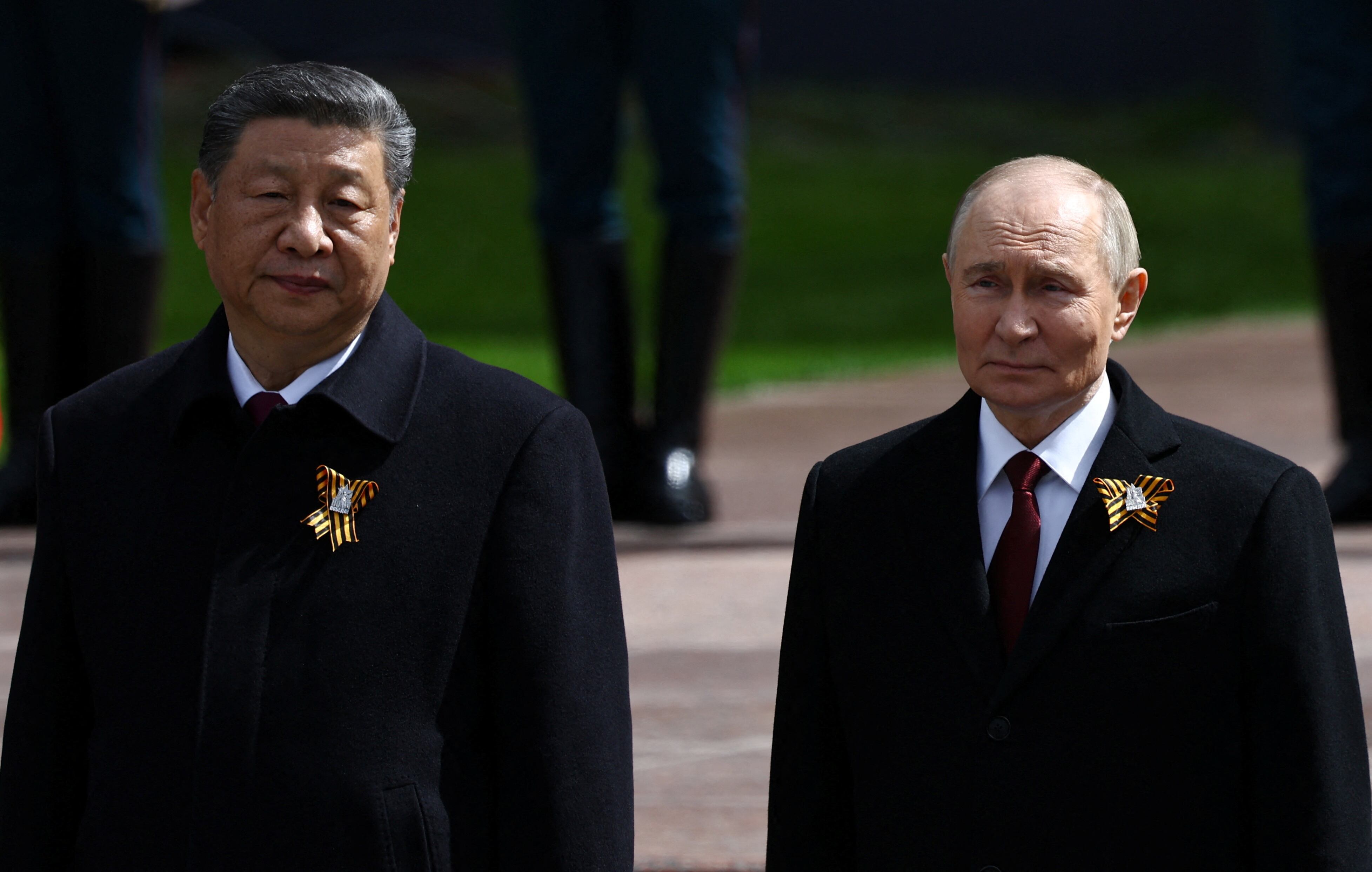 El presidente chino Xi Jinping y el presidente ruso Vladimir Putin (REUTERS)