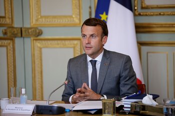 El presidente francés, Emmanuel Macron. EFE/EPA/YOAN VALAT/POOL/Archivo