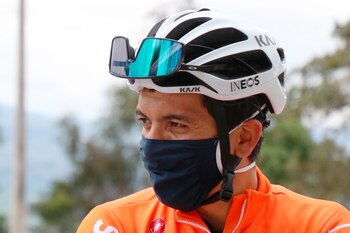 En la imagen, el ciclista