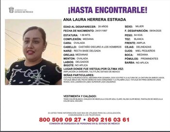 Ana Laura Herrera, mujer desaparecida