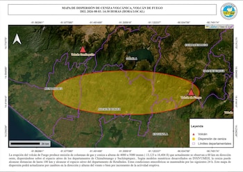 El Volcán de Fuego, el centro eruptivo más activo de Centroamérica, mantiene vigilancia constante desde la erupción de 2018 que sepultó comunidades enteras.