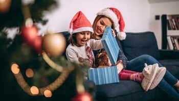 Fiestas solidarias: cajas navideñas que