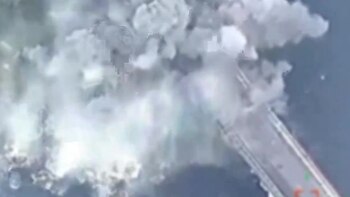 El momento del impacto