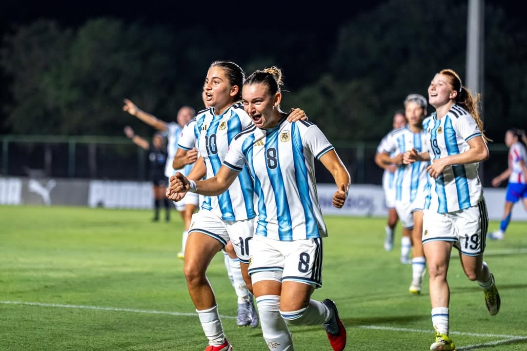 Agustina Maldonado convirtió el gol ante Venezuela que aseguró el pase a la final frente a Brasil y la clasificación al Mundial Sub 17